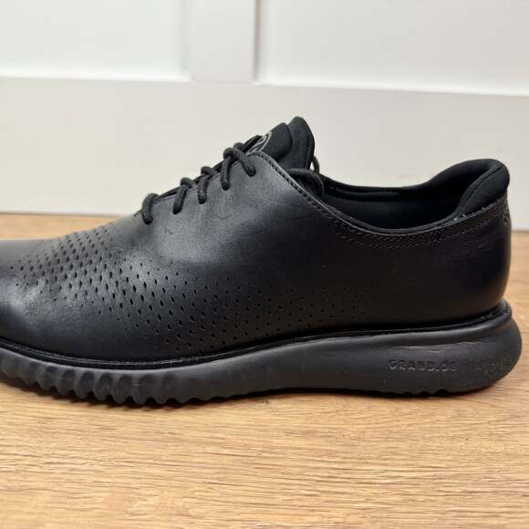 Cole Haan Men\'s 2.ZERØGRAND Laser Wingtip Oxford Black Leather C23832 Size 10M main image 14
